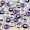 Big Dot of Happiness Purple Grad - Best is Yet to Come - 2025 Purple Graduation Party Small Round Candy Stickers - Party Favor Labels - 324 Count
